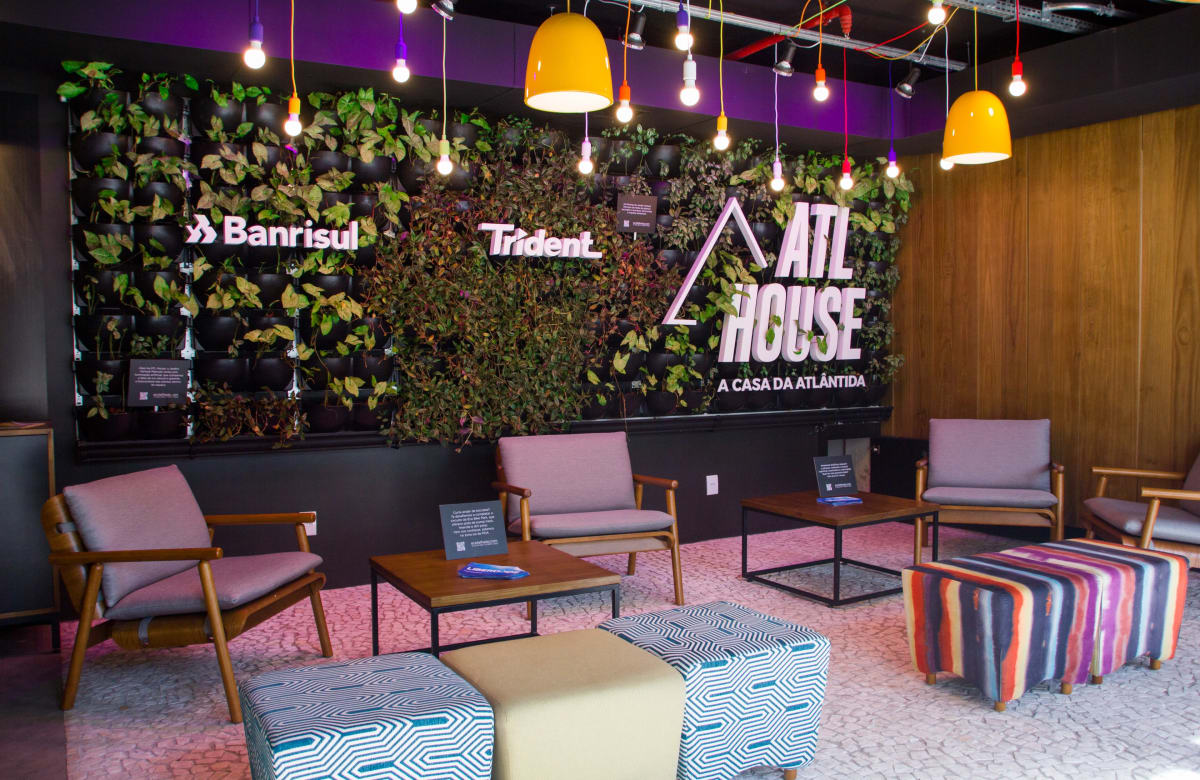 Decoração verde na ATL House