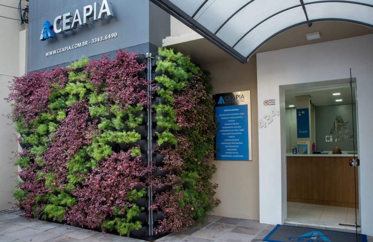 Decoração verde na Ceapia