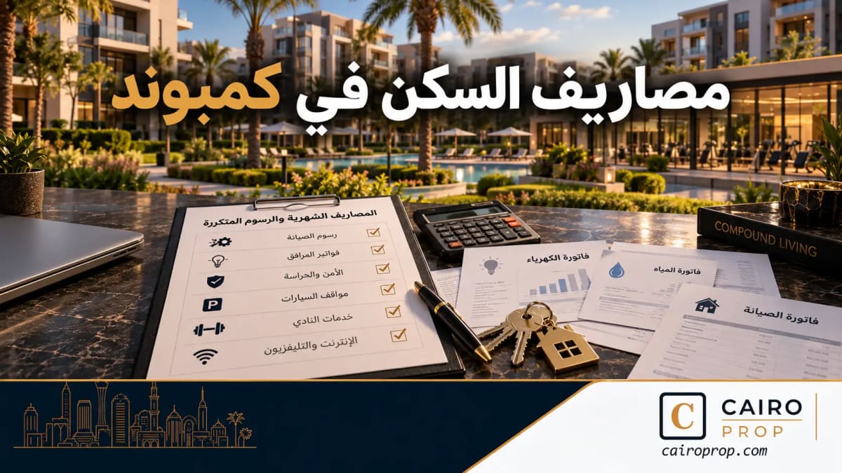 مصاريف السكن في كمبوند
