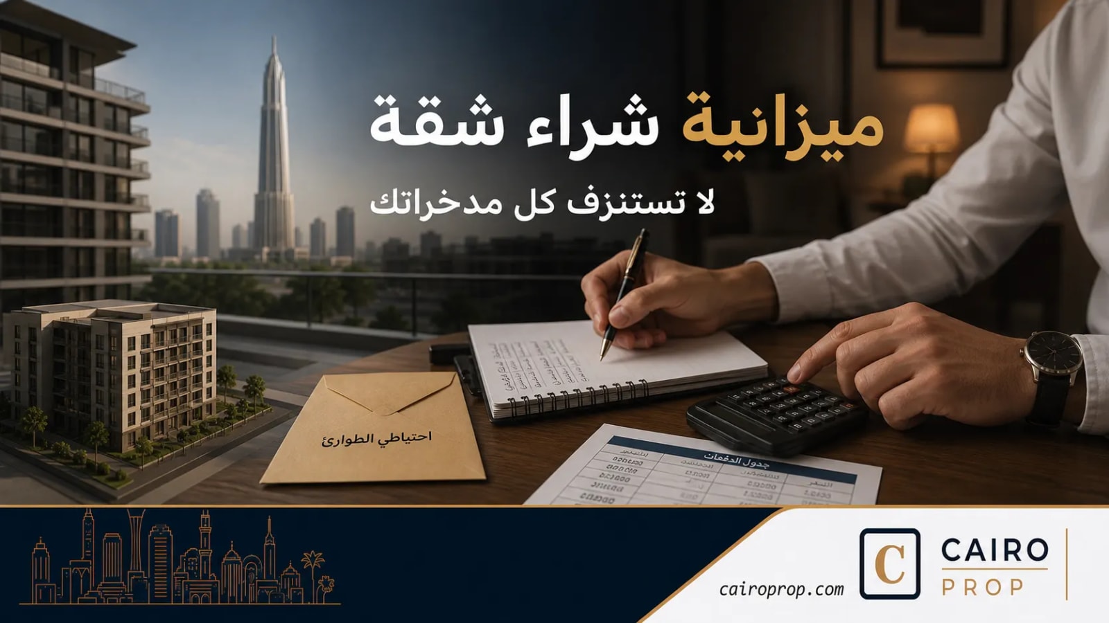 تخطيط ميزانية شراء شقة دون استنزاف المدخرات