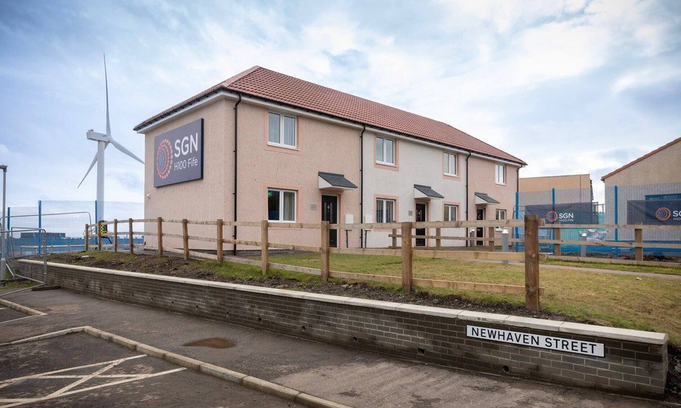 Scotland's first hydrogen homes officially opened