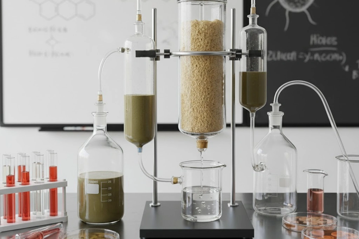 Brewery yeast enables biofilter water purification