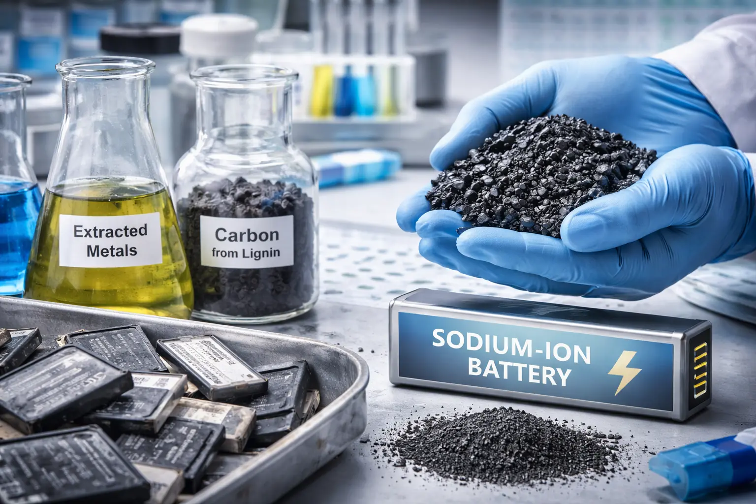 Recycled phone batteries power future energy