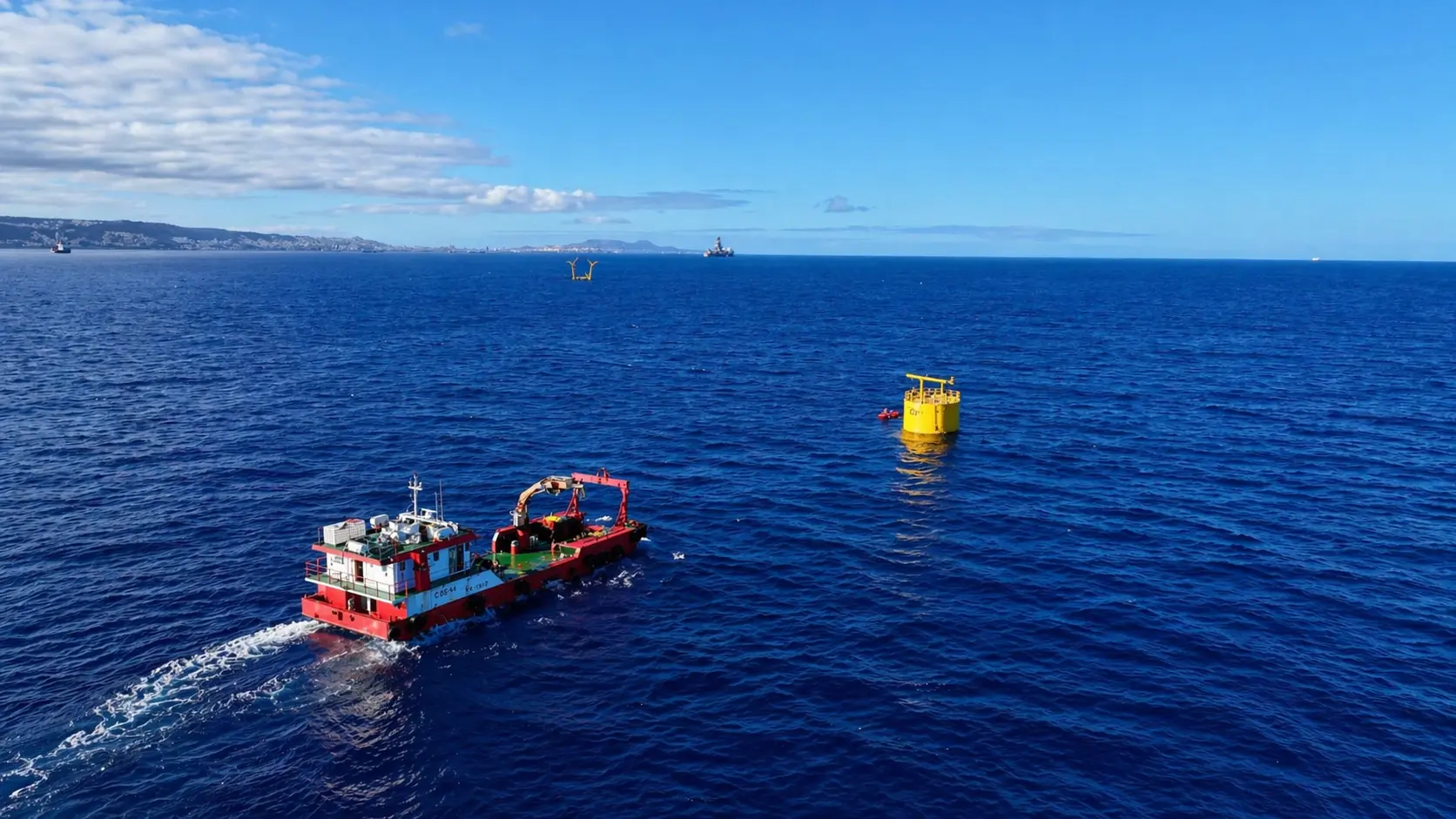 Floating ocean energy platform by Global OTEC