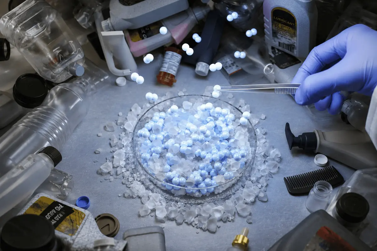 Hydrogen produced from mixed plastic waste