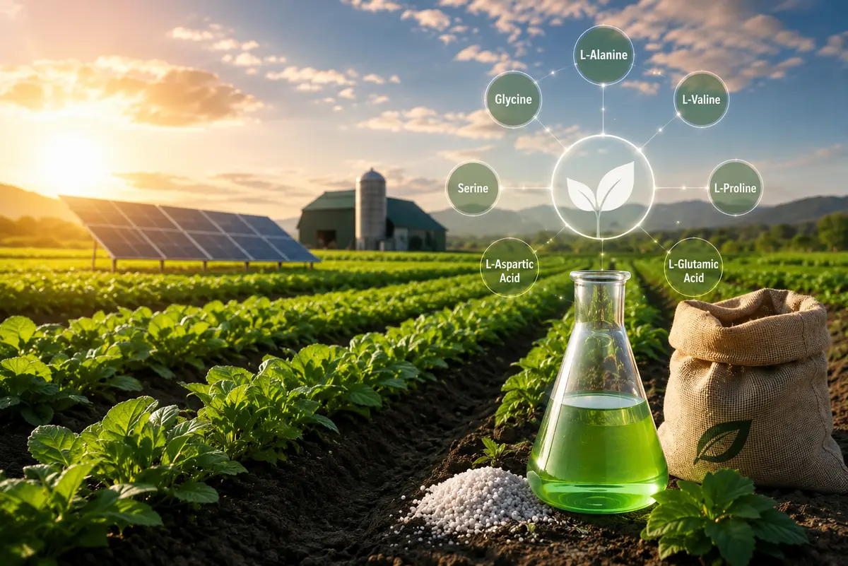 Solar power creates sustainable amino acids
