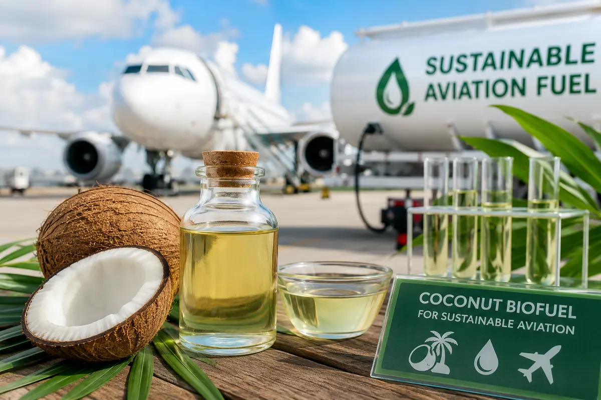 Coconut oil could fuel future jet engines