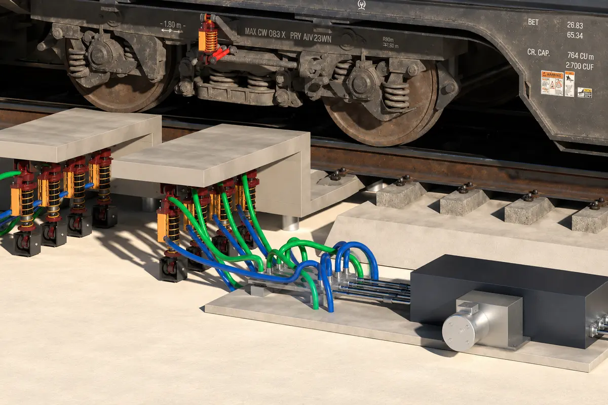 Rail vibrations could generate clean electricity