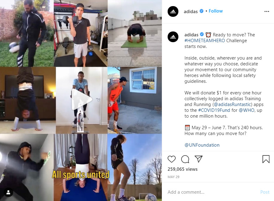 adidas hashtags instagram