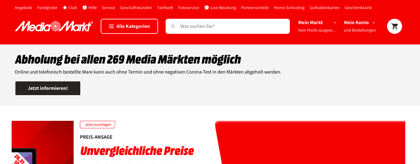 Contact us MediaMarktSaturn