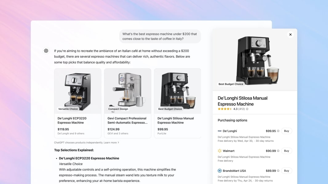 ChatGPT shopping launches in Germany: Personalized product search without ads