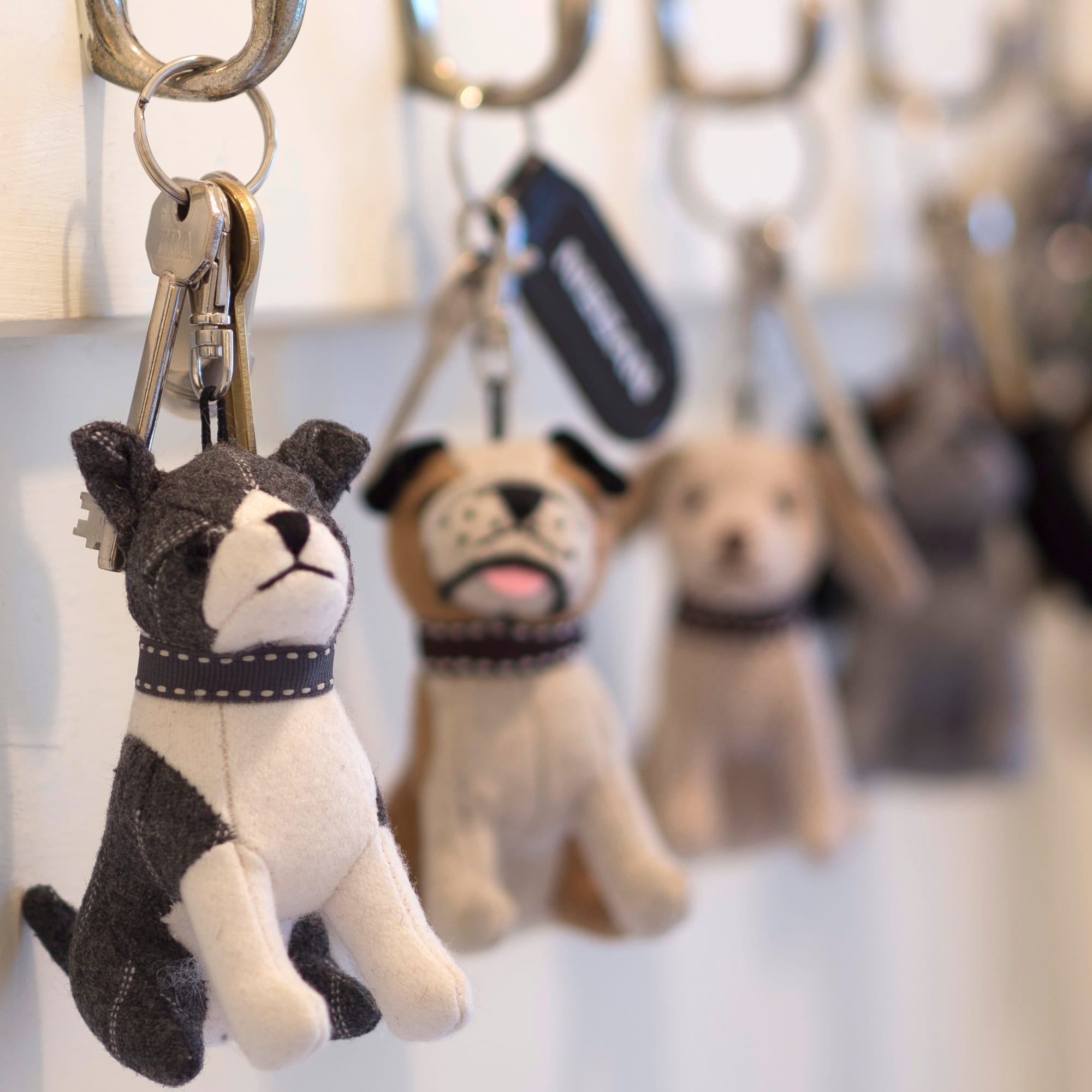 Thurston The Bulldog Pet Key Ring Canine Dora Designs Ltd