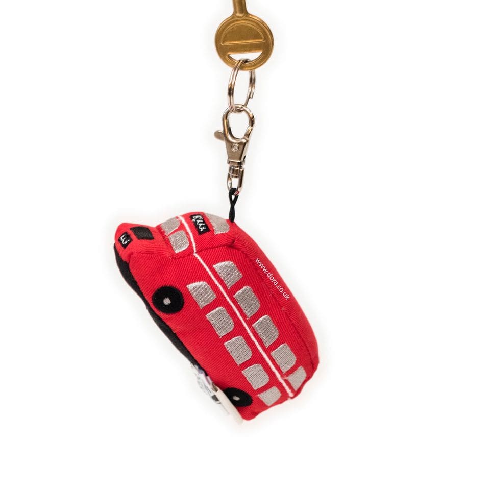 Red Bus Key Ring Dora Designs Ltd