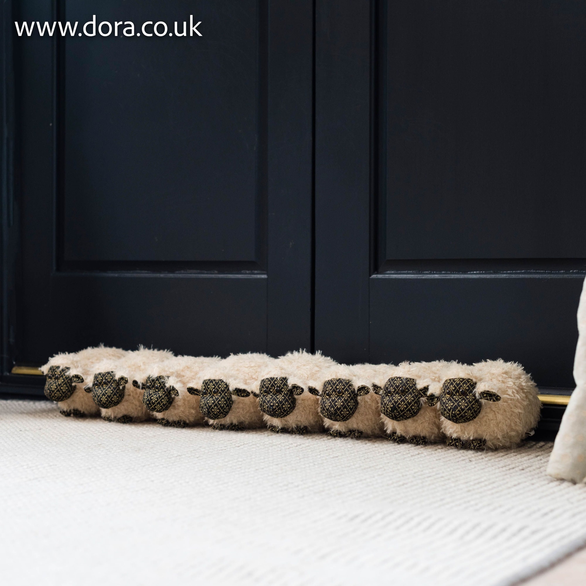 Traditional Flock Of Sheep Draught Excluder Dora Designs