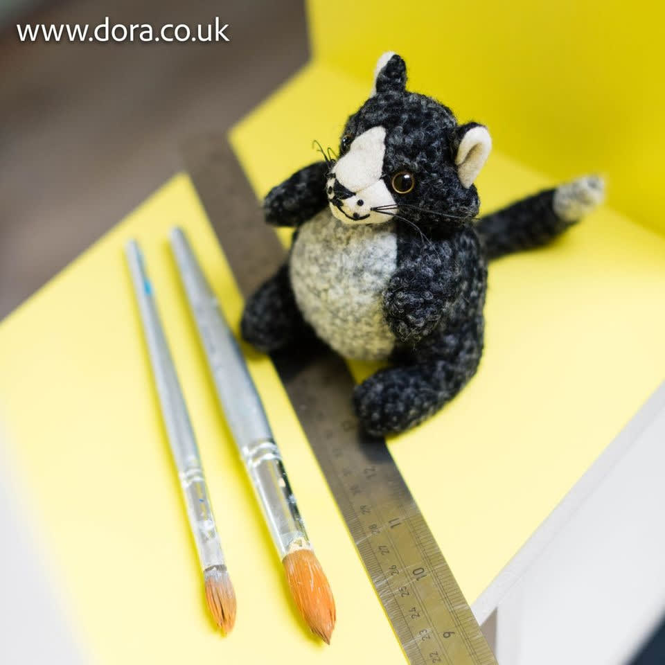 Fat Cat Junior Paperweight Feline Dora Designs Ltd