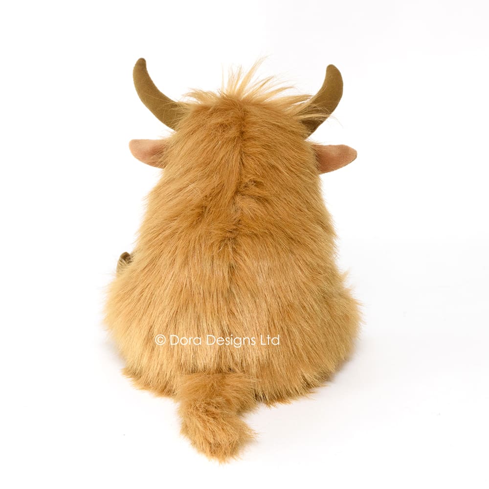 Angus Highland Cow Doorstop by Dora Designs