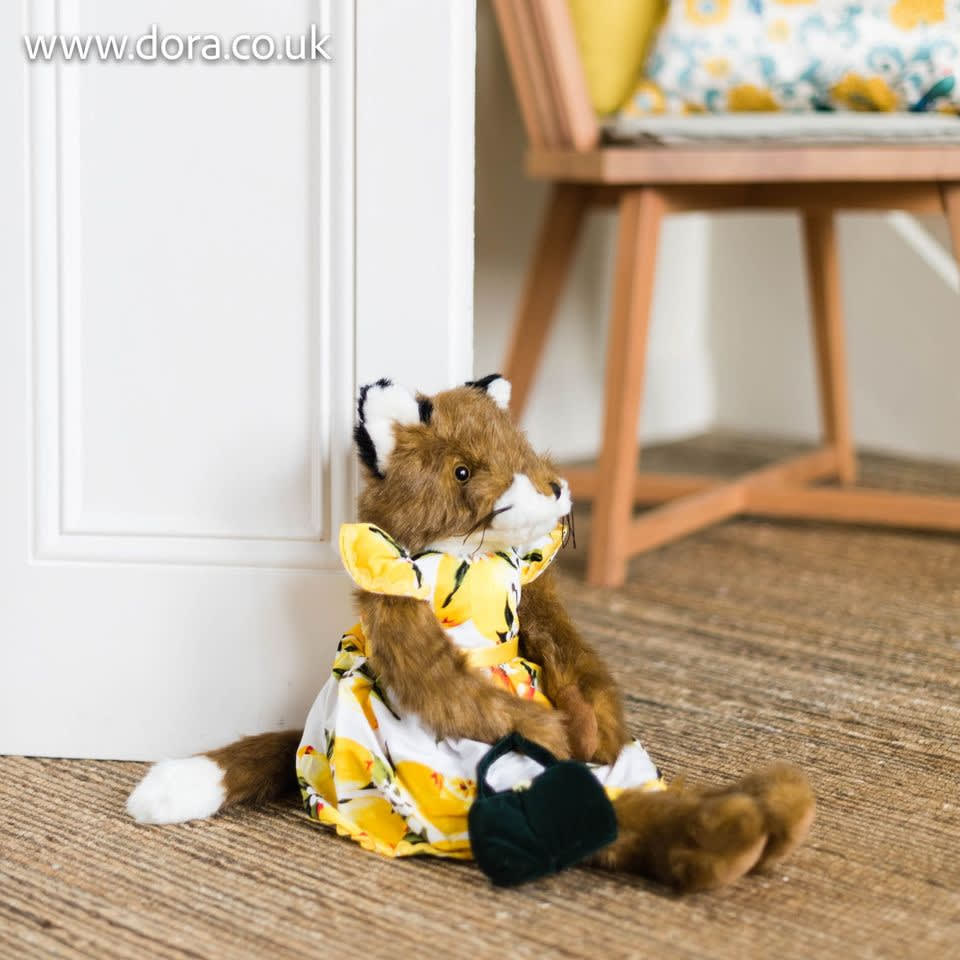 Fenella Foxglove Fox Doorstop by Dora Designs