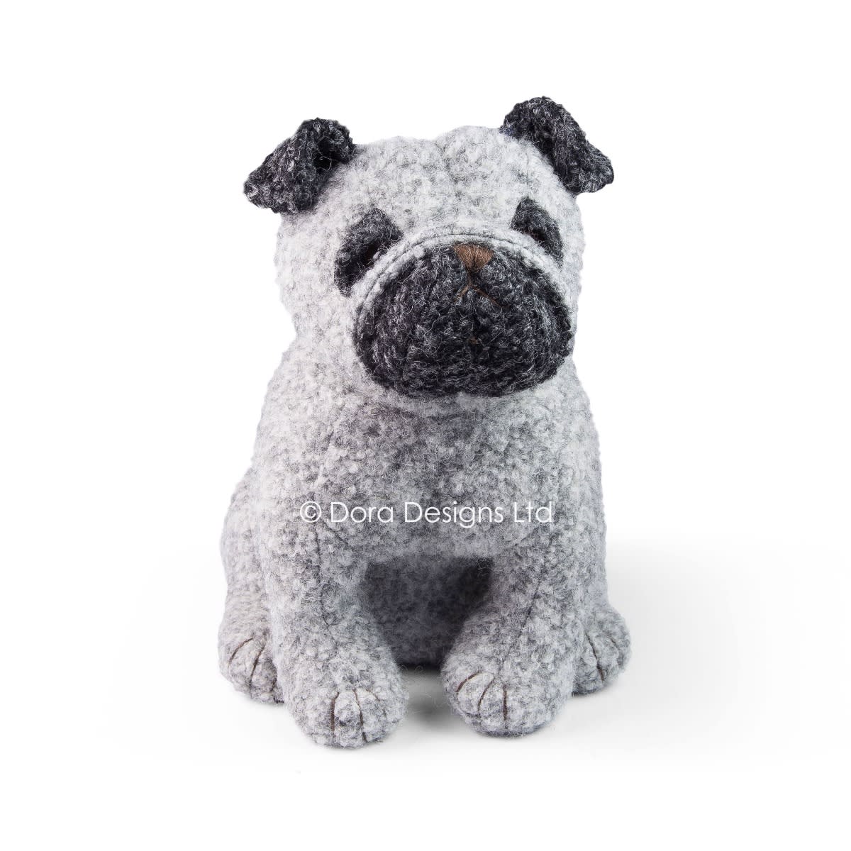 Puggles Pug Dog Doorstop by Dora Designs