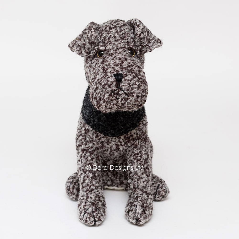 Alfie Airedale Dog Doorstop by Dora Designs
