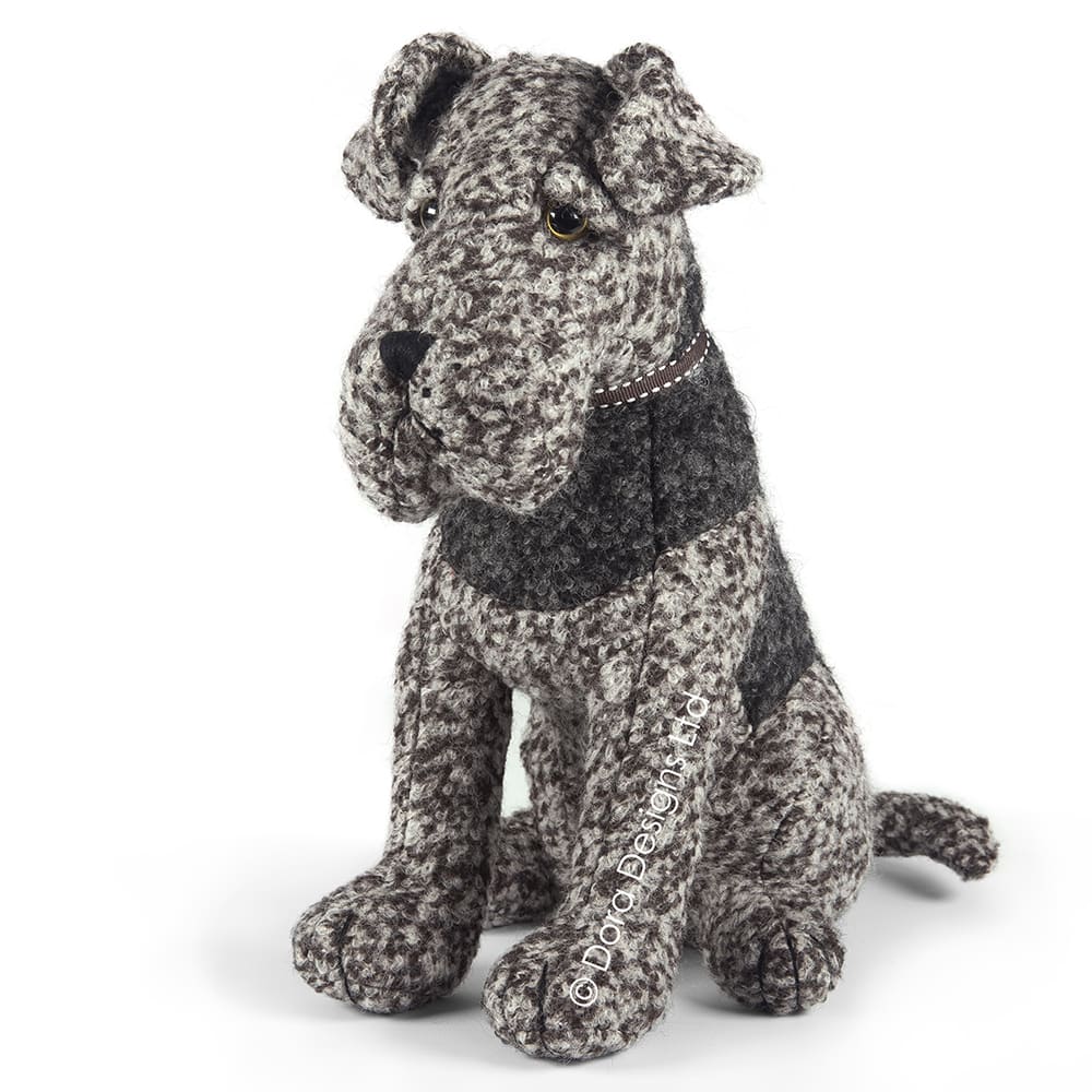 Alfie Airedale Dog Doorstop by Dora Designs