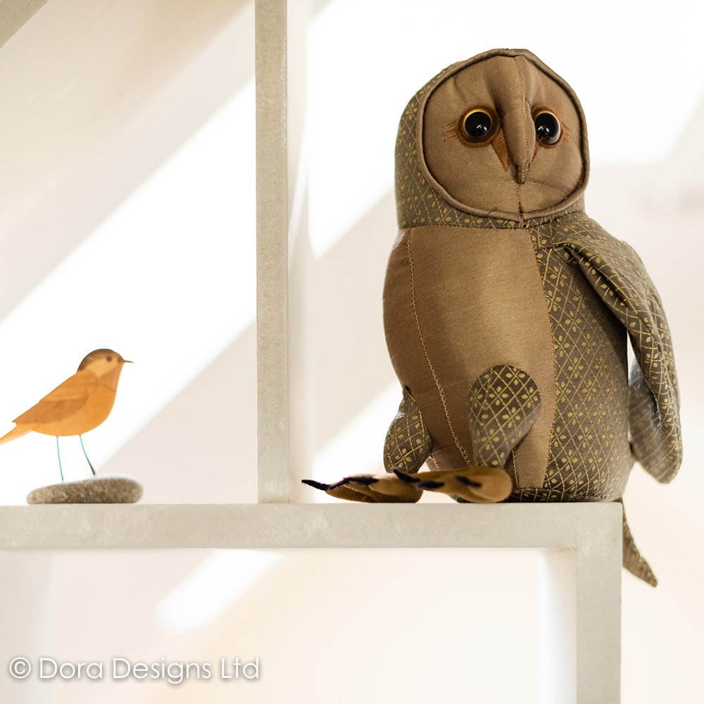 Hootie Barn Owl Doorstop by Dora Designs