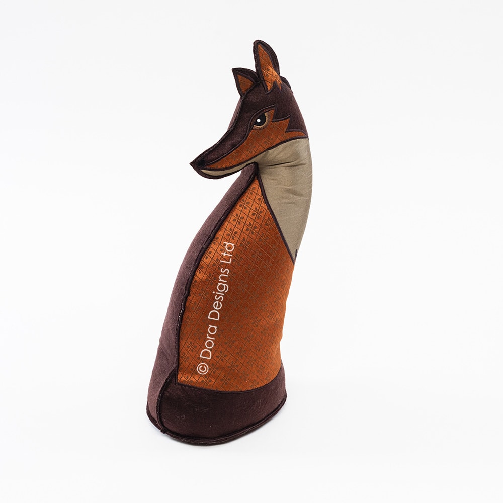 Sandy Fox Doorstop by Dora Designs
