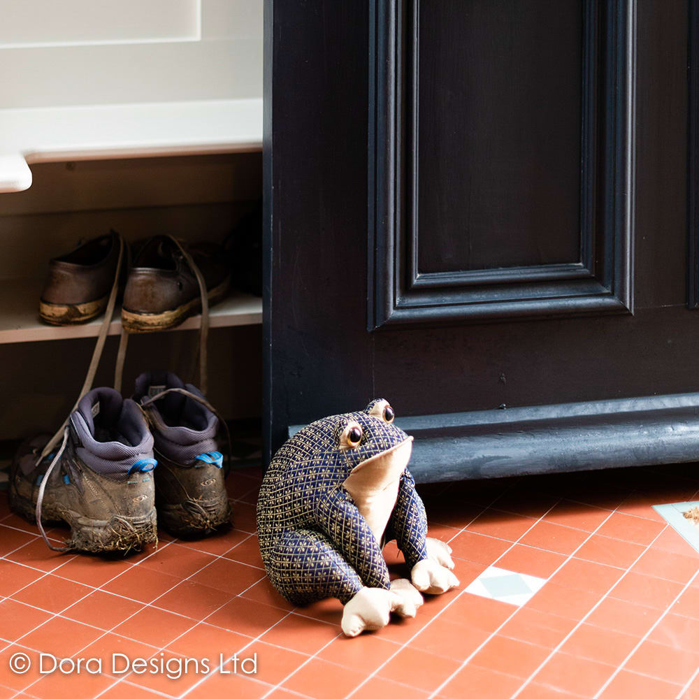 Hopalong Frog Doorstop by Dora Designs