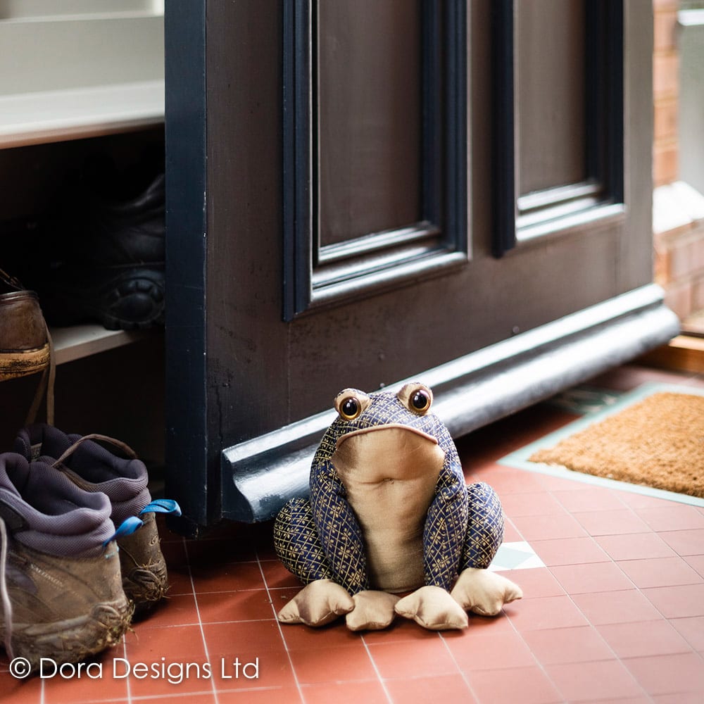 Hopalong Frog Doorstop by Dora Designs