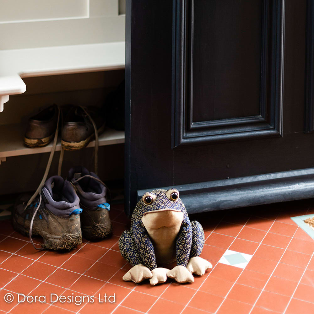 Hopalong Frog Doorstop by Dora Designs