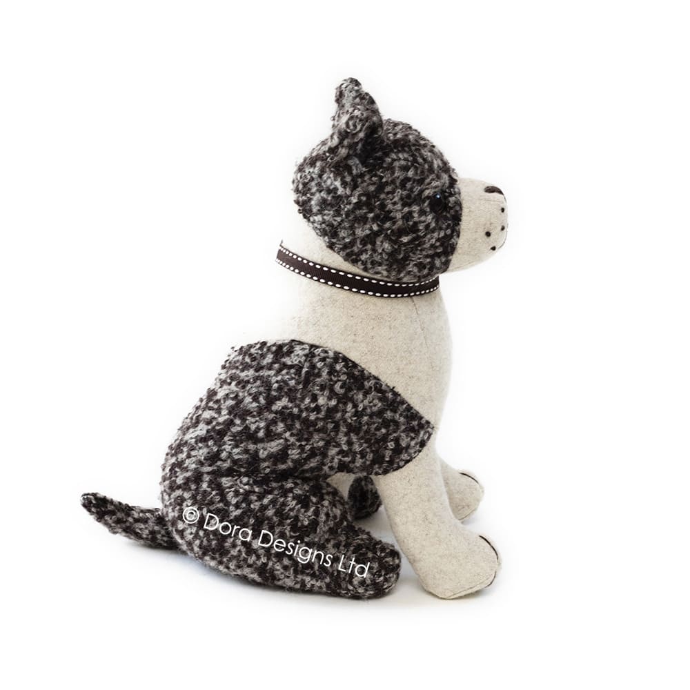 Rocky Staffie Dog Doorstop by Dora Designs
