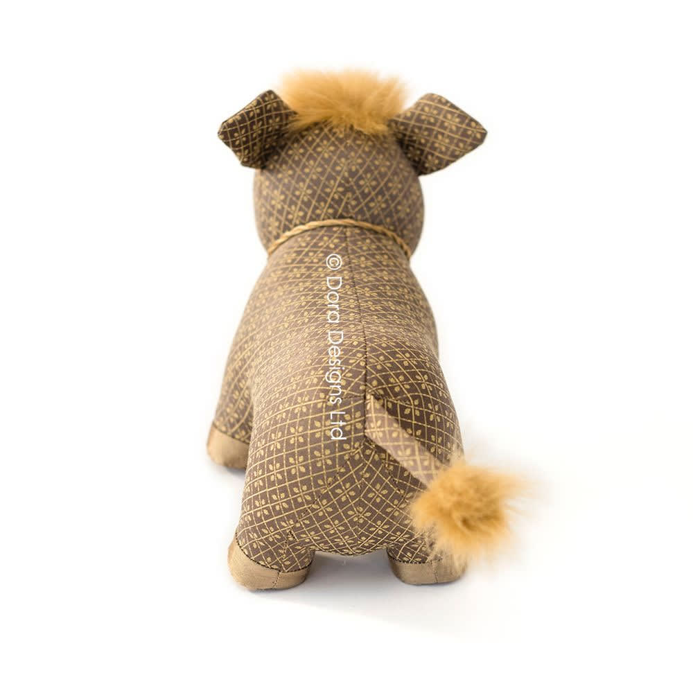 Judie Jersey Cow Fabric Doorstop by Dora Designs