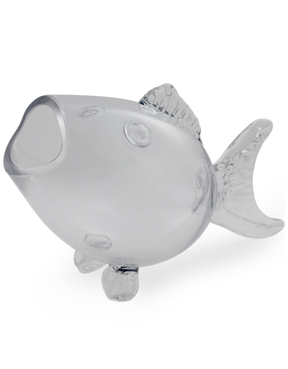 Large Glass Fish Shaped Bowl