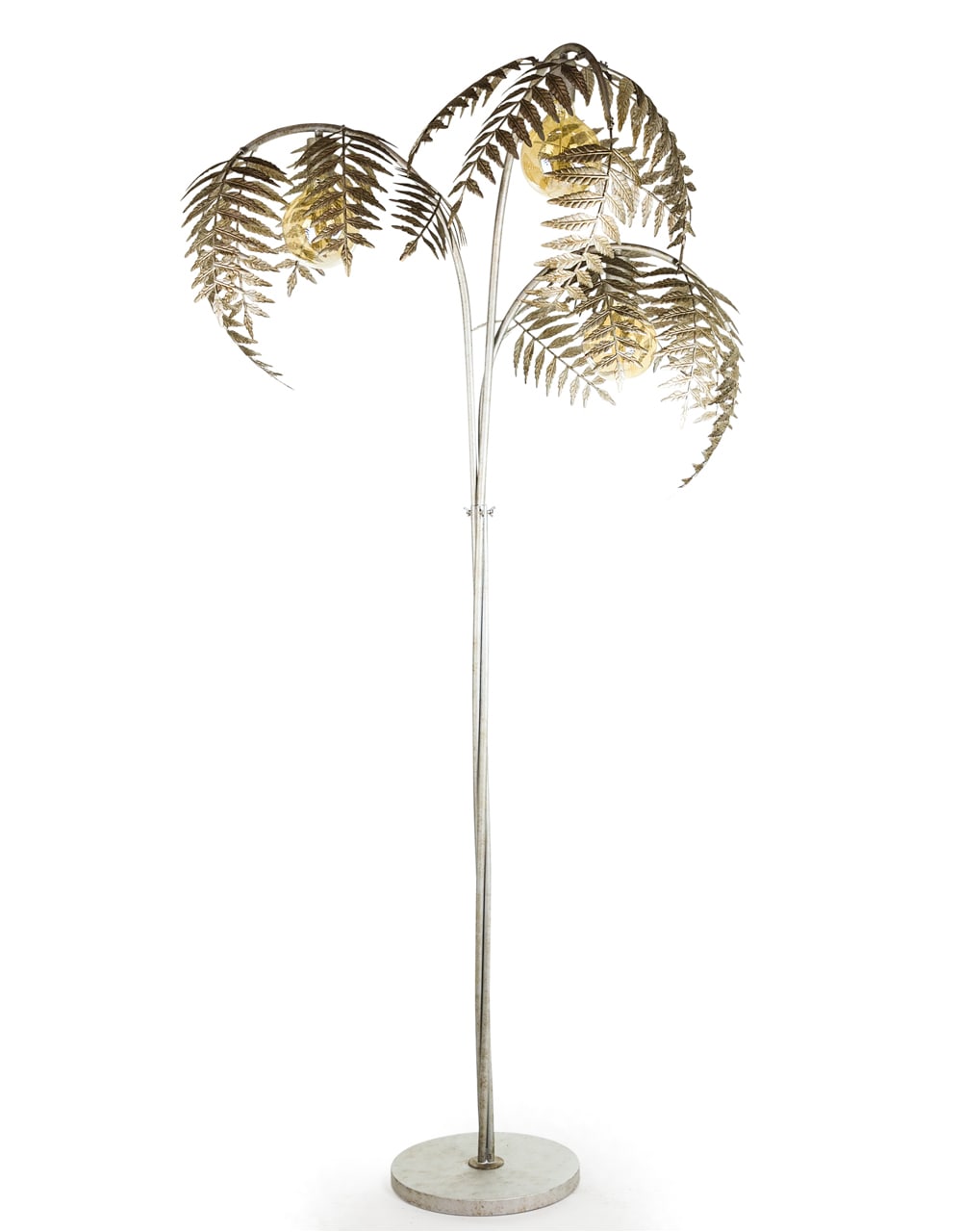 Palm leaf clearance floor lamp