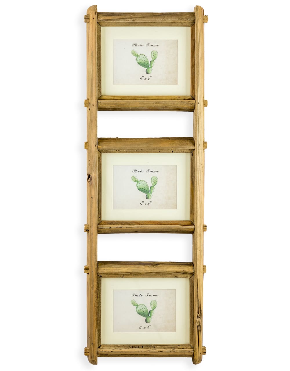 Reclaimed Pine Triple 4x6" Wall Photo Frame *CLEARANCE ITEM*
