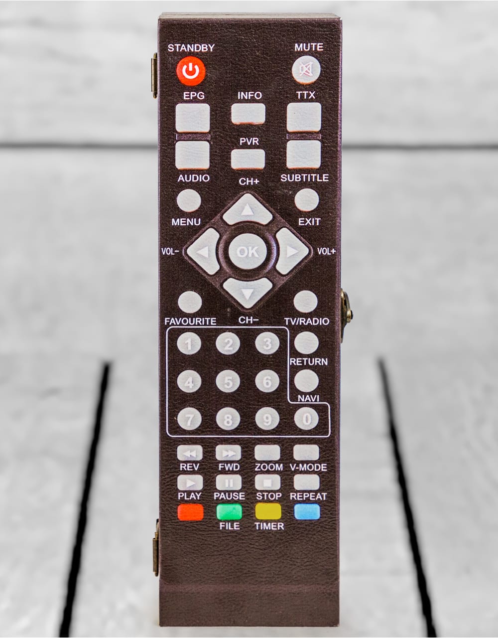 Black Retro Remote Control Storage Box