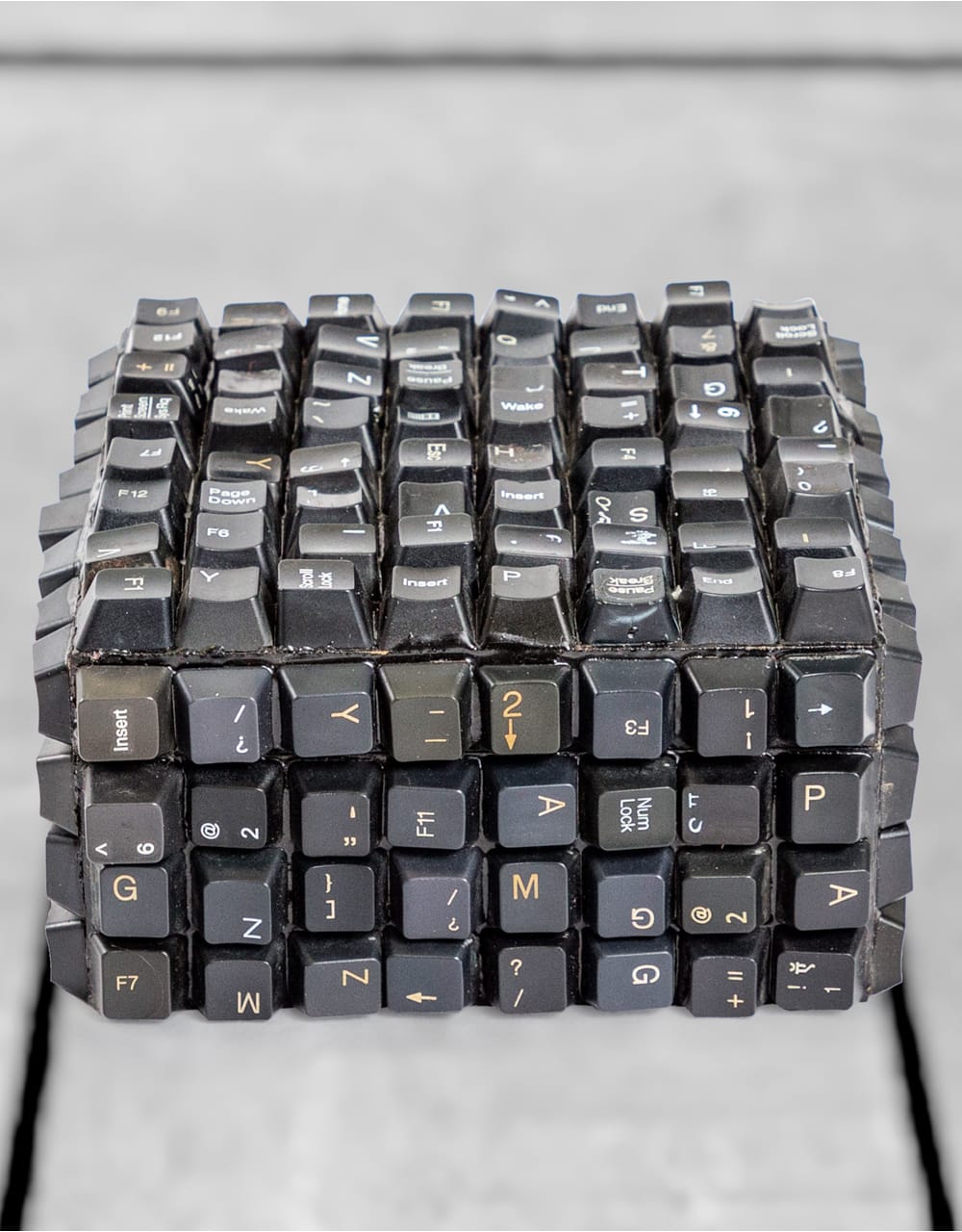 Upcycled Black Computer Keyboard Small Storage Box *CLEARANCE ITEM*