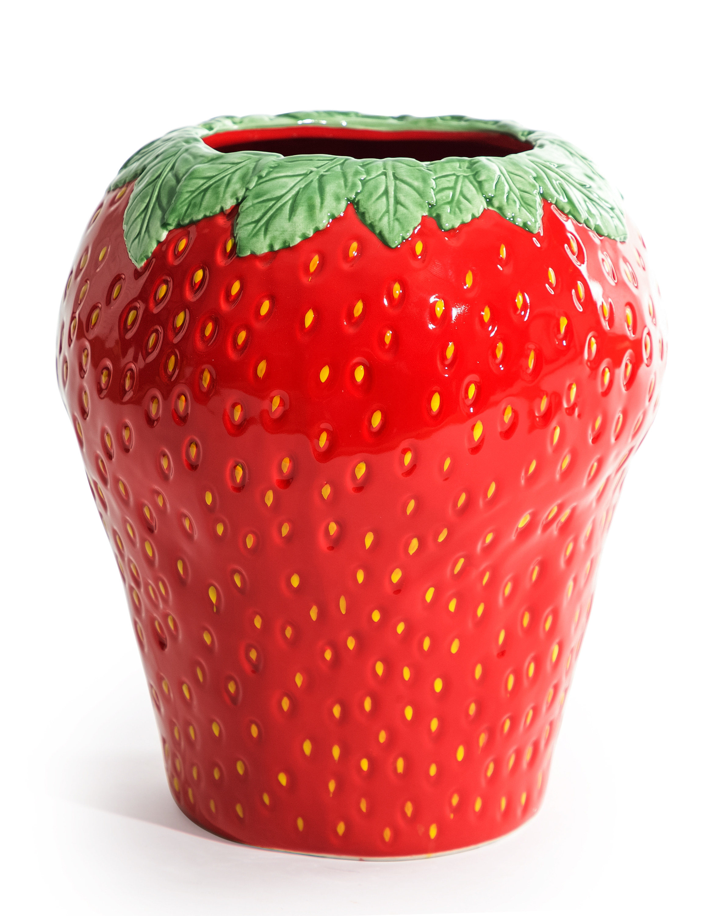Ceramic Large Strawberry Vase