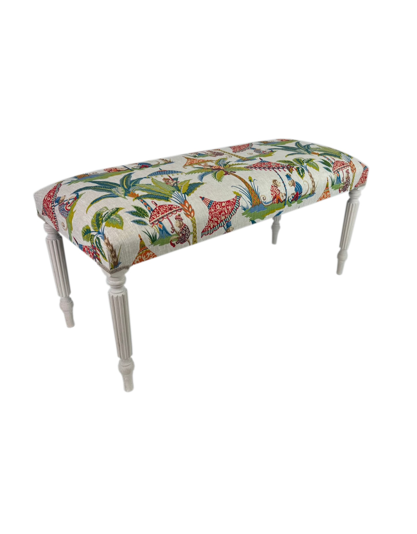 Exotic Monkey Parasol Bench Hand Made in the UK