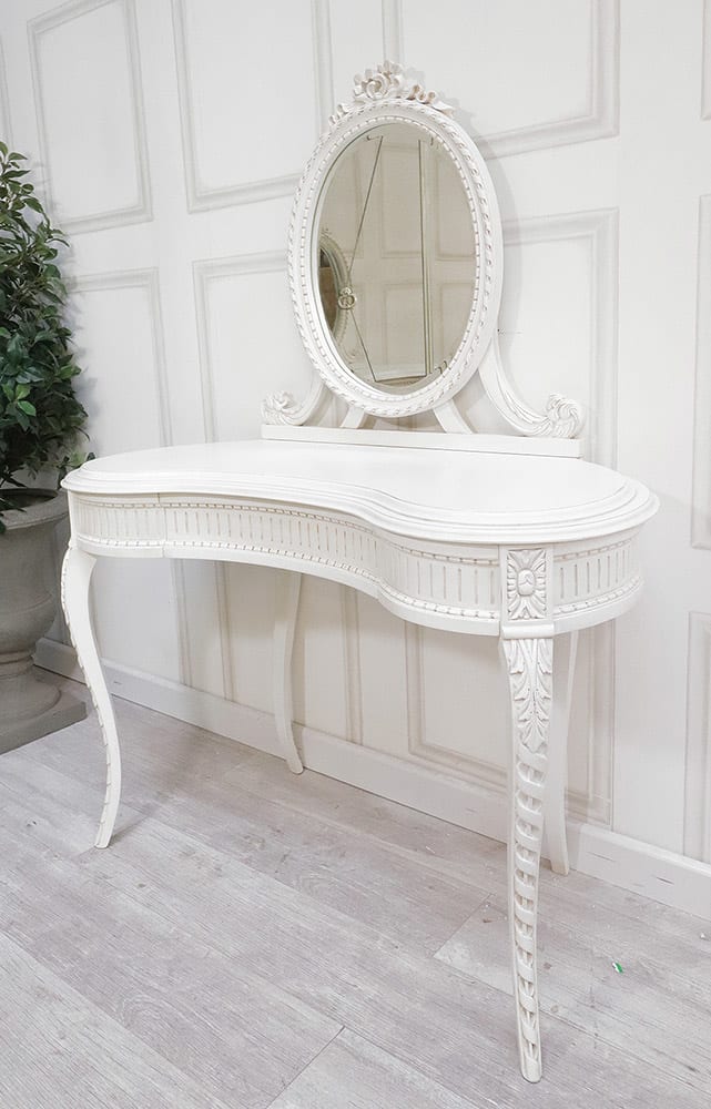 French Style White Dressing Table