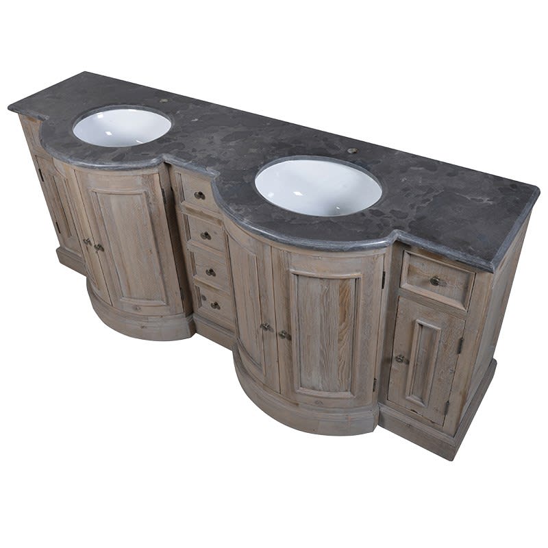 Double Bathroom Sink Unit