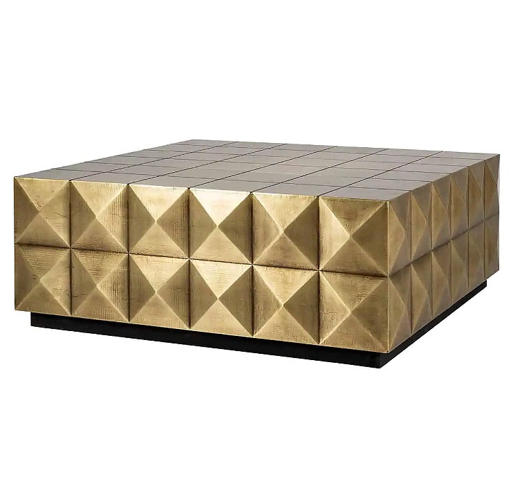 Midas Brushed Gold Coffee Table Nicky Cornell