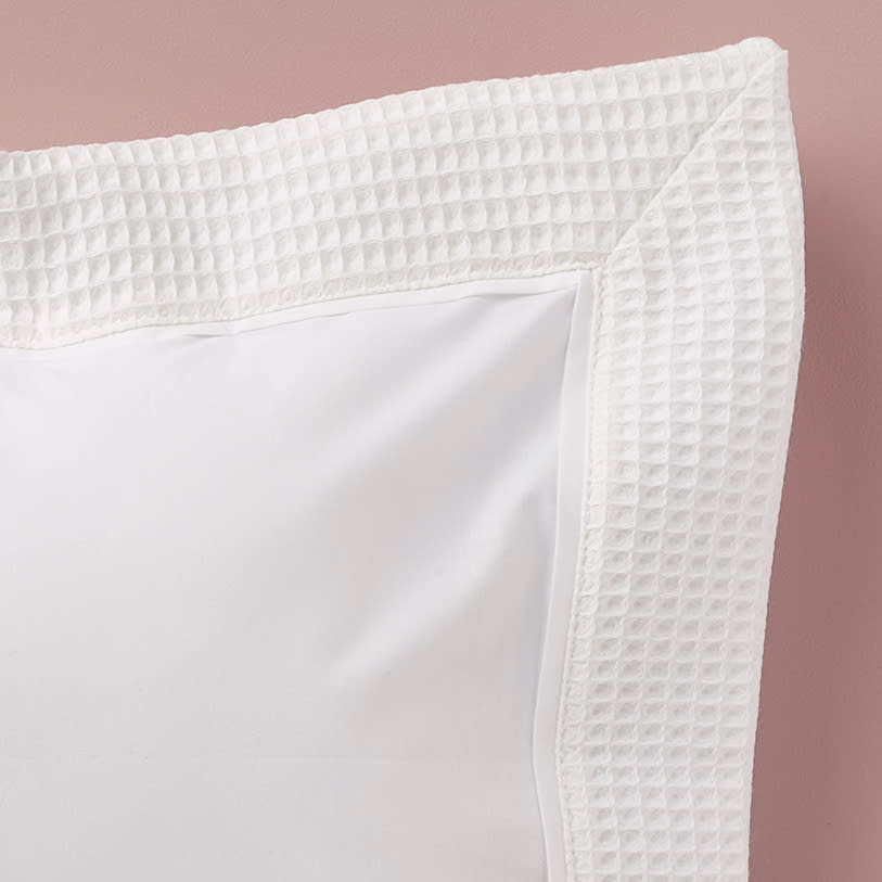 Pillowcase Waffle / White
