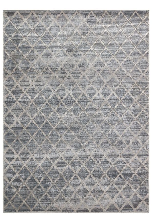 Modern Living Room Rug Beige Cream Blue Runner Soft Pile Carpet Various Sizes