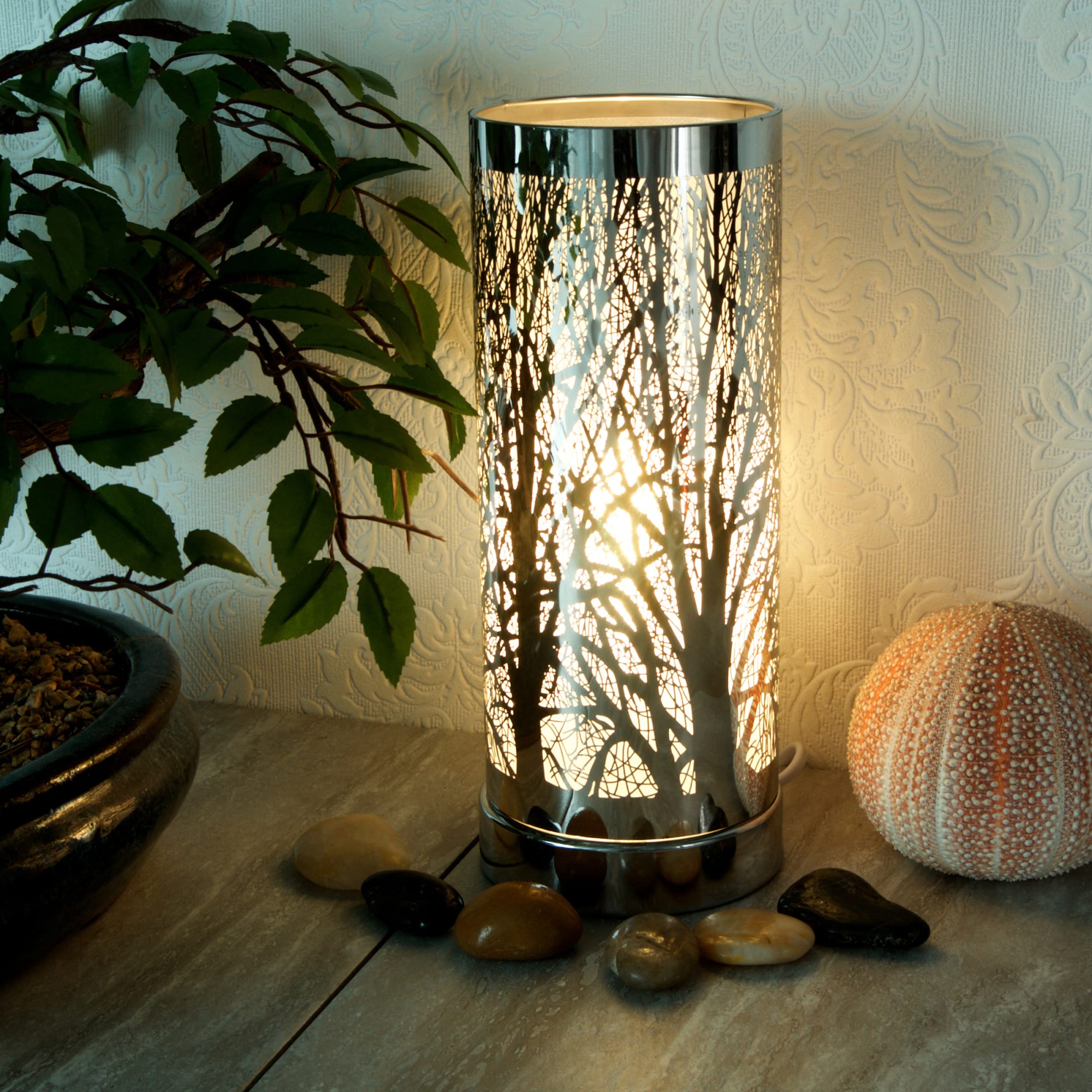WhiteSilver Aroma Lamp