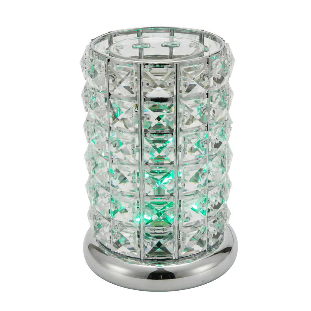 ClearSilver Crystal LED Lamp