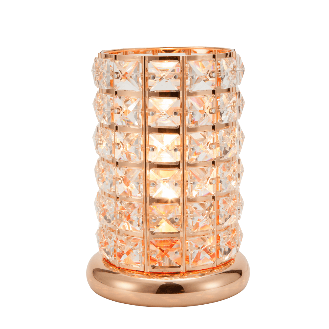 ClearRose Gold Crystal Touch Lamp