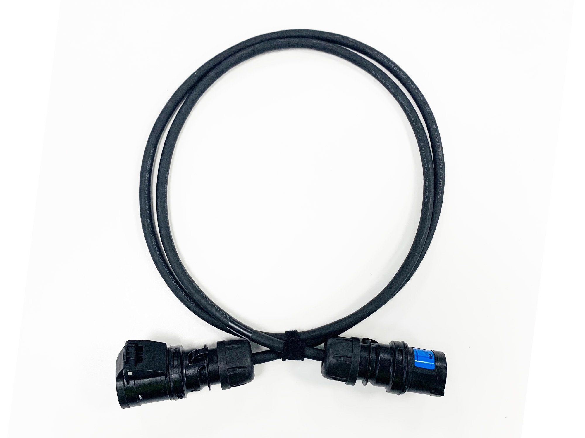 StageCable 16A Cable + 3pin Black Plug & Socket 1.5mm 20m