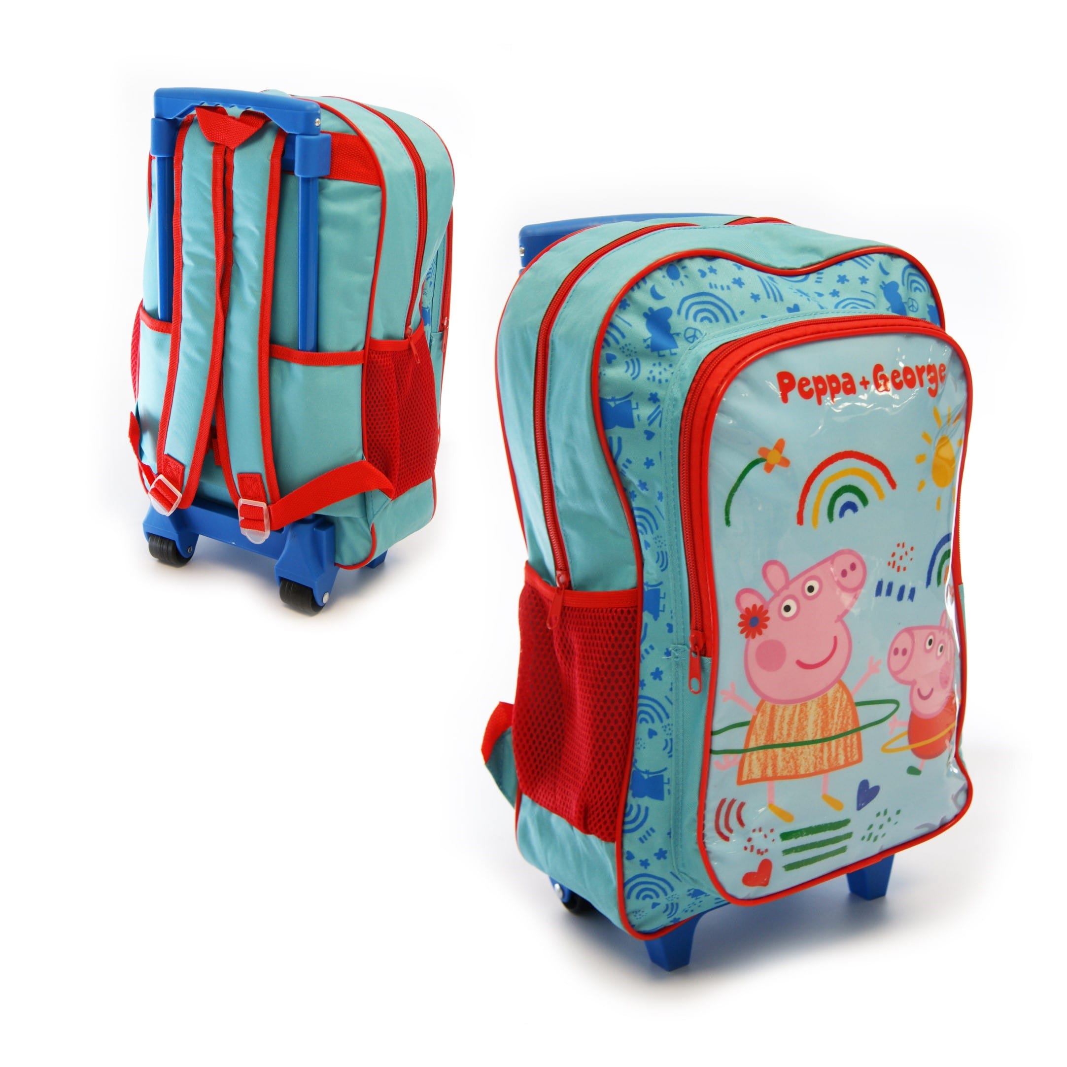 peppa pig wheeled bag