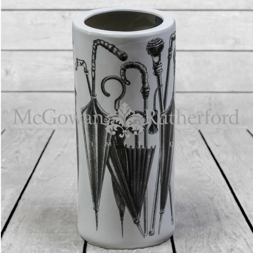White Ceramic Umbrella Stand