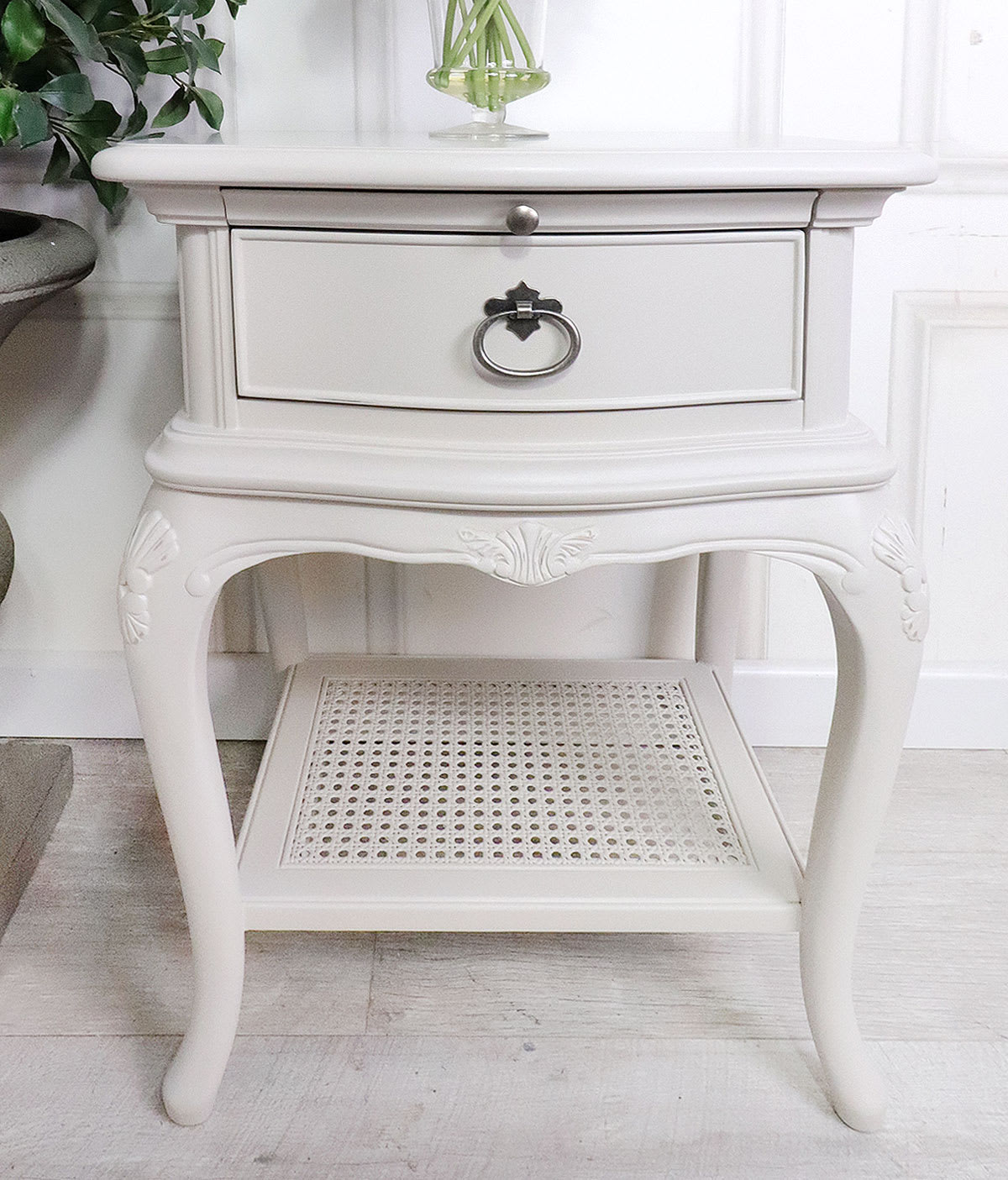 Willis & Gambier French Style Etienne Grey Bedside Table Nicky